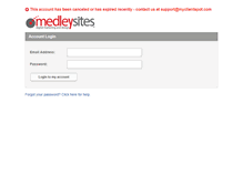 Tablet Screenshot of medleysites.myclientspot.com